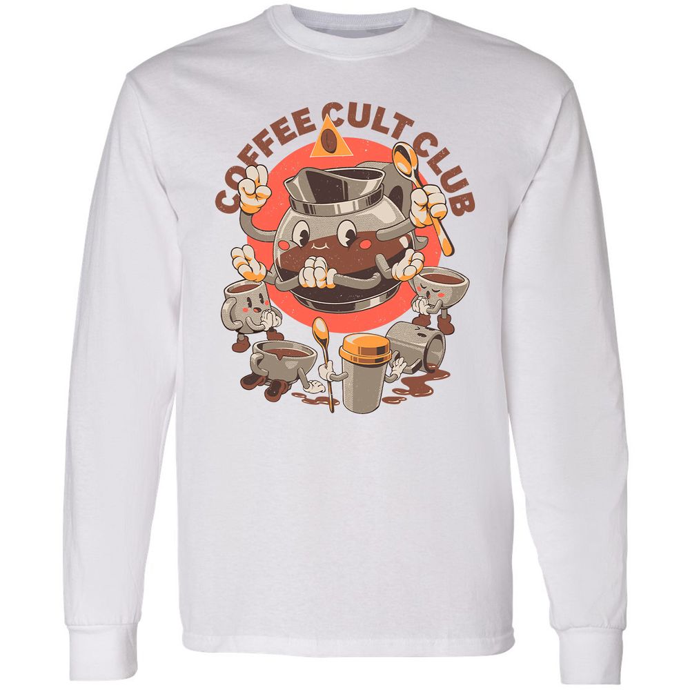 Long Sleeve T-Shirt - HHUF4B4C - White - 1