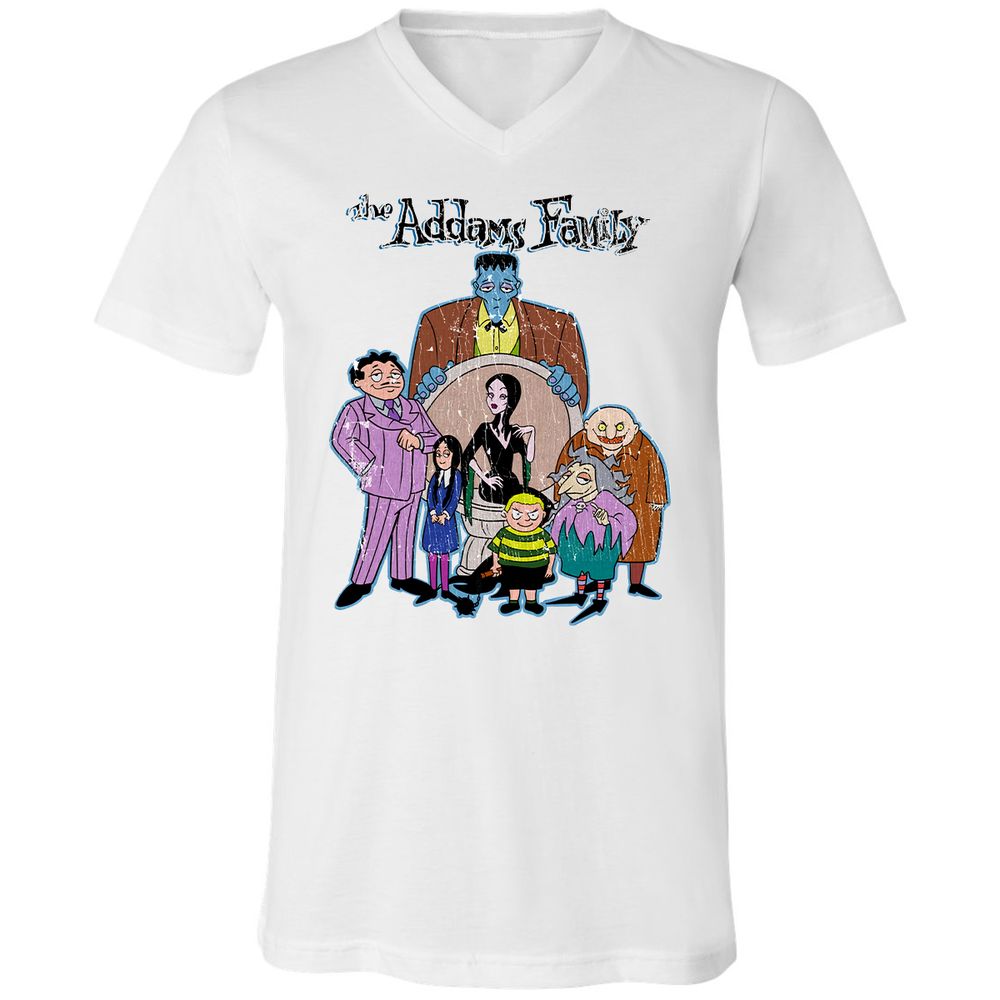 Unisex V-Neck T-Shirt - P1NZ93KD - White - 1