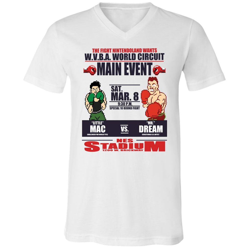 Unisex V-Neck T-Shirt - SZTTFJC5 - White - 1