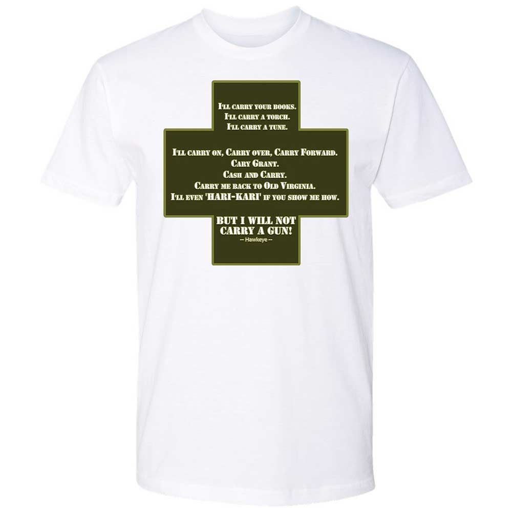 I Will Not Carry a Gun - White - 1
