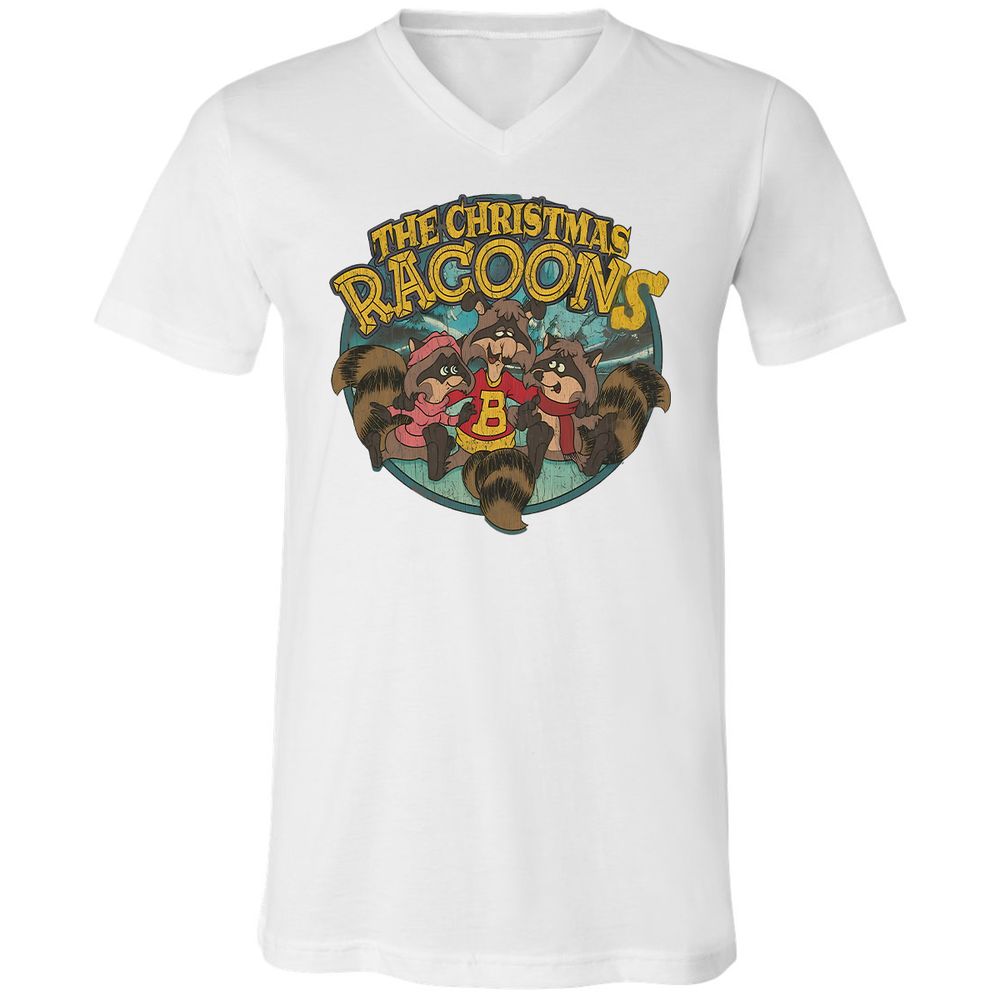 Unisex V-Neck T-Shirt - G4V54FZQ - White - 1