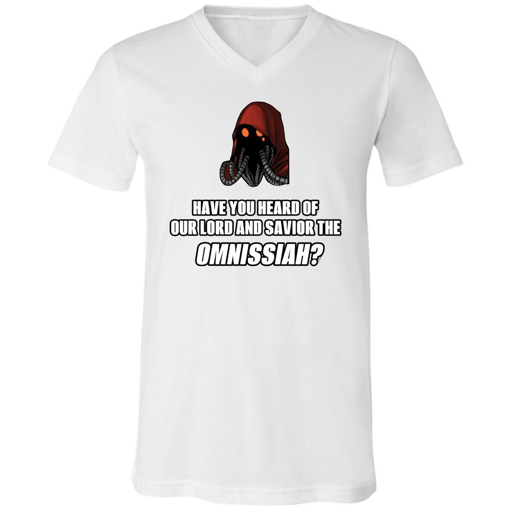 Unisex V-Neck T-Shirt - V1U93LBB - White - 1