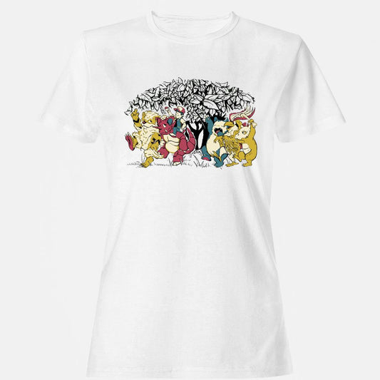 Women's T-Shirt - LTQRQBEW - White - 1