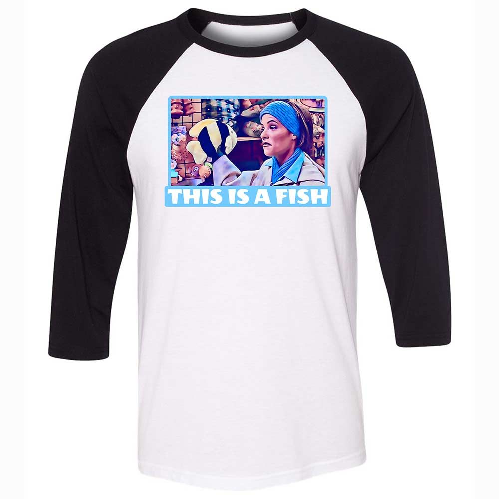 Unisex 3/4 Baseball Tee - QNZRDZD5 - White/Black - 1
