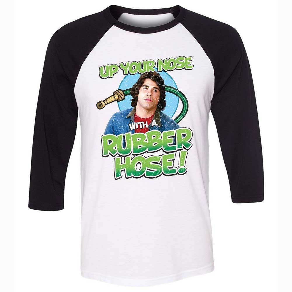 Unisex 3/4 Baseball Tee - WWCU3WPR - White/Black - 1