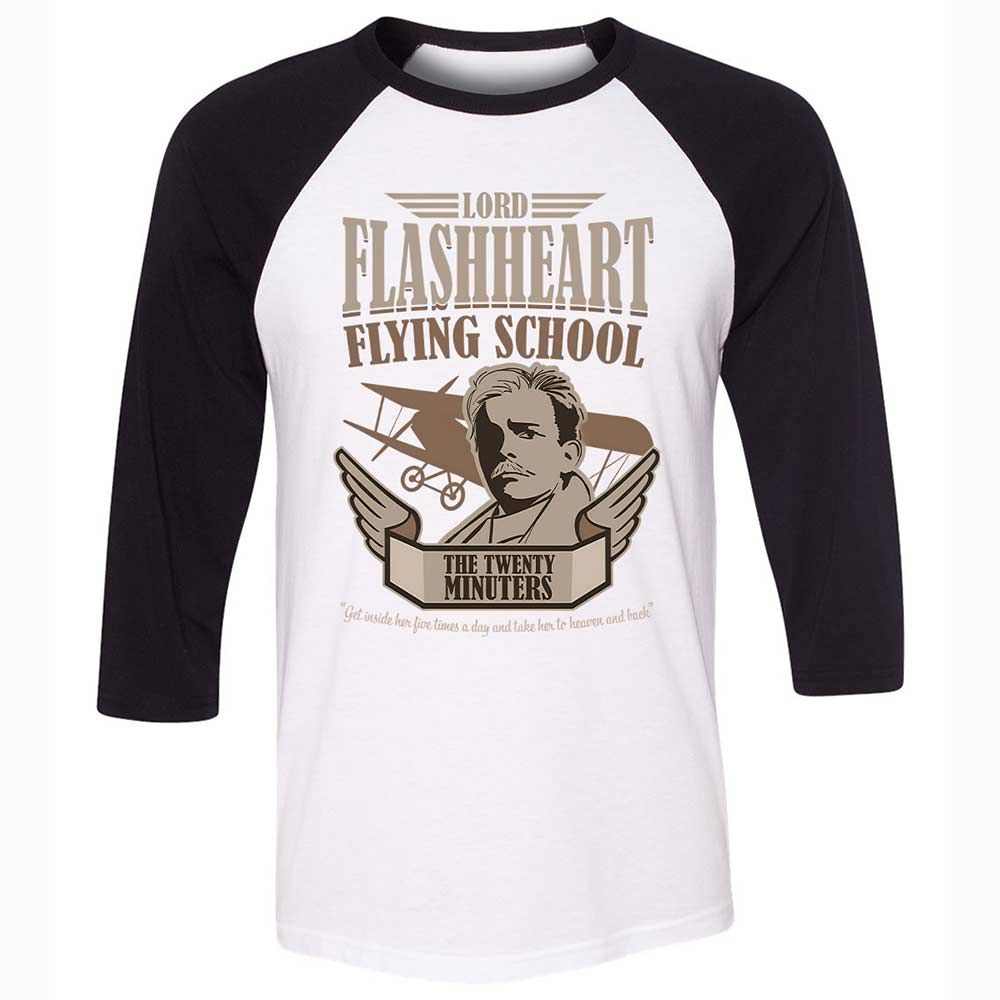 Unisex 3/4 Baseball Tee - UHJET5JP - White/Black - 1