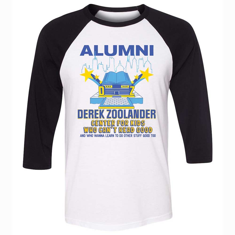 Unisex 3/4 Baseball Tee - 35T39PJK - White/Black - 1