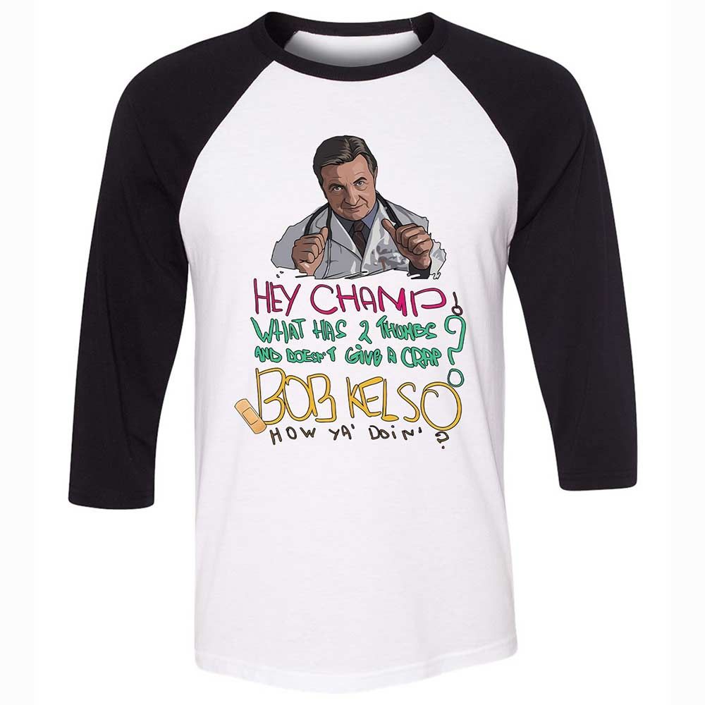 Unisex 3/4 Baseball Tee - ZGV8Y7CS - White/Black - 1