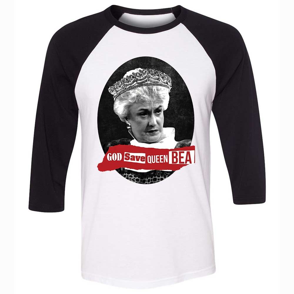 God Save Queen Bea - White/Black - 1