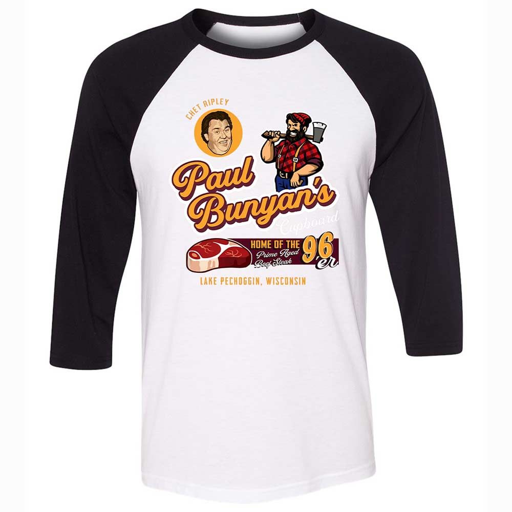 Unisex 3/4 Baseball Tee - AYGLA6T4 - White/Black - 1