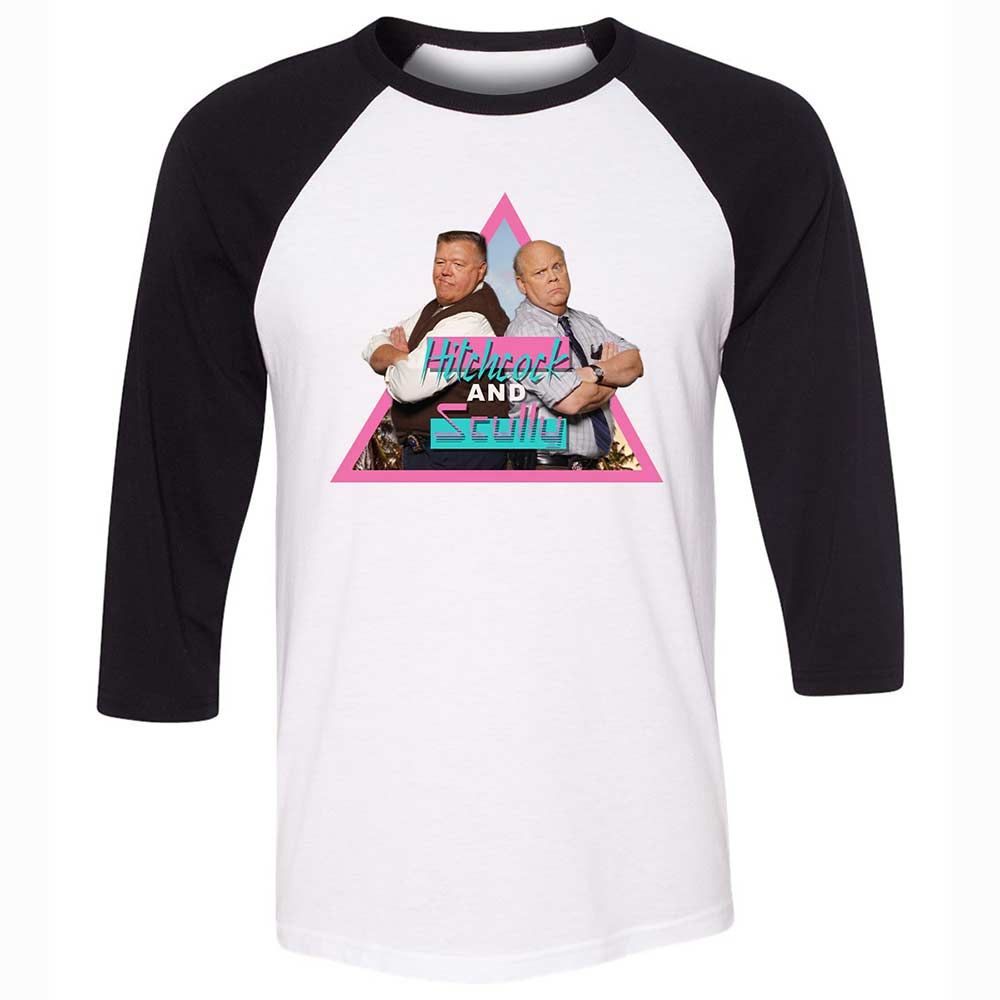 Unisex 3/4 Baseball Tee - CWWL6J8C - White/Black - 1