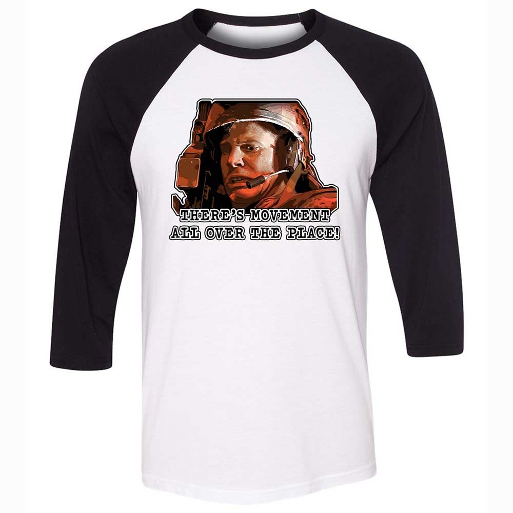 Unisex 3/4 Baseball Tee - HT33EYMQ - White/Black - 1