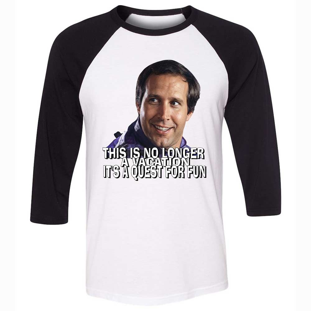 Unisex 3/4 Baseball Tee - E2U6LYWK - White/Black - 1
