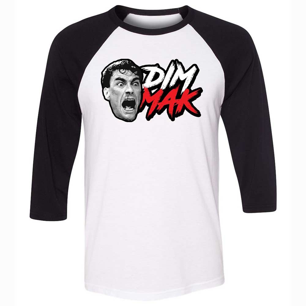 Unisex 3/4 Baseball Tee - AAPFTLS2 - White/Black - 1