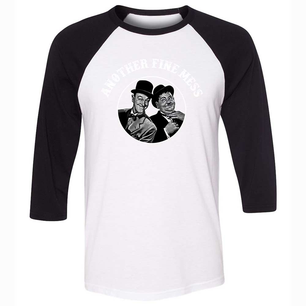 Unisex 3/4 Baseball Tee - WP5RG2AV - White/Black - 1