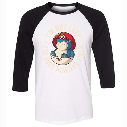 Unisex 3/4 Baseball Tee - N4Q4J2HX - White/Black - 1