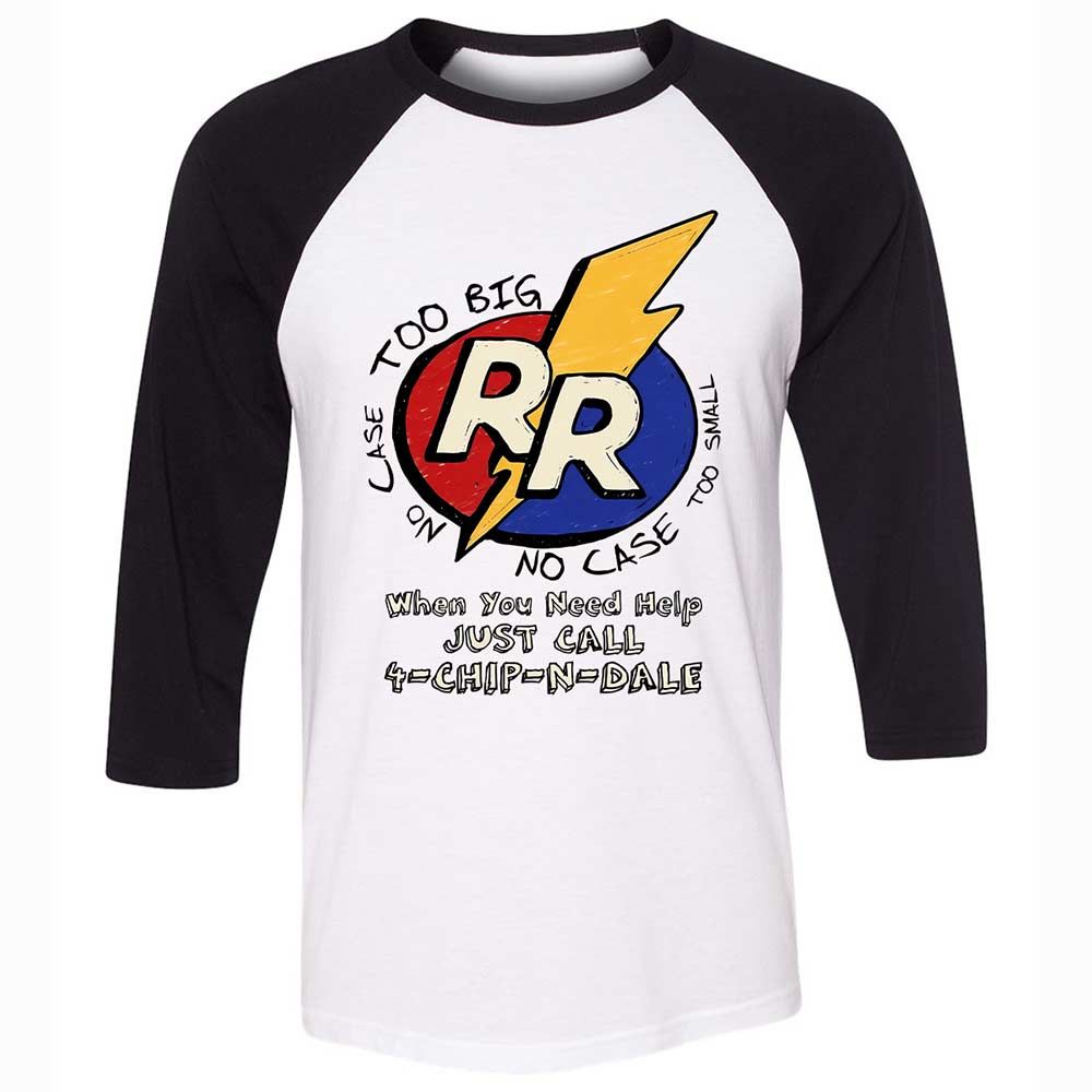 Unisex 3/4 Baseball Tee - 12NRYWCB - White/Black - 1