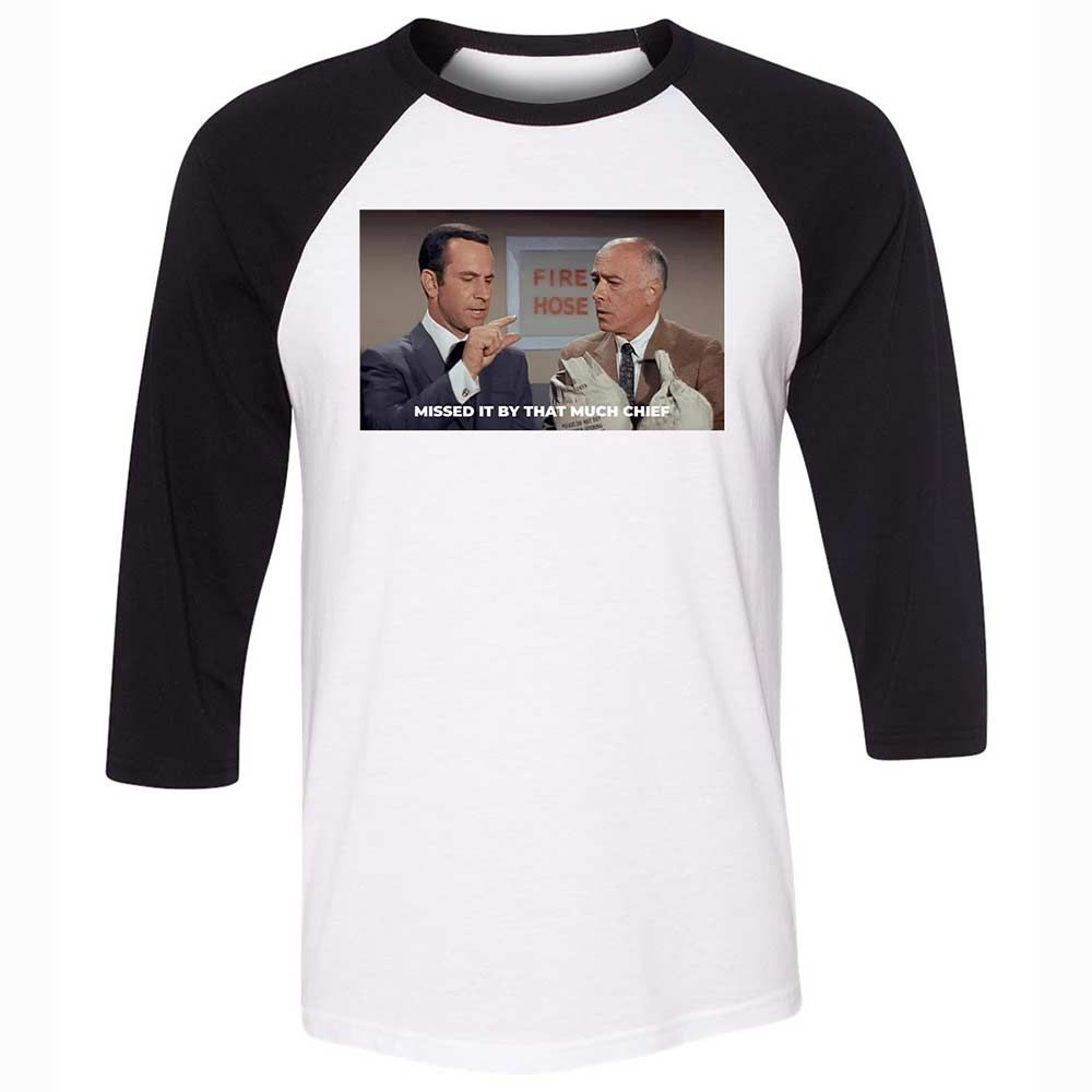 Unisex 3/4 Baseball Tee - VK228XGU - White/Black - 1