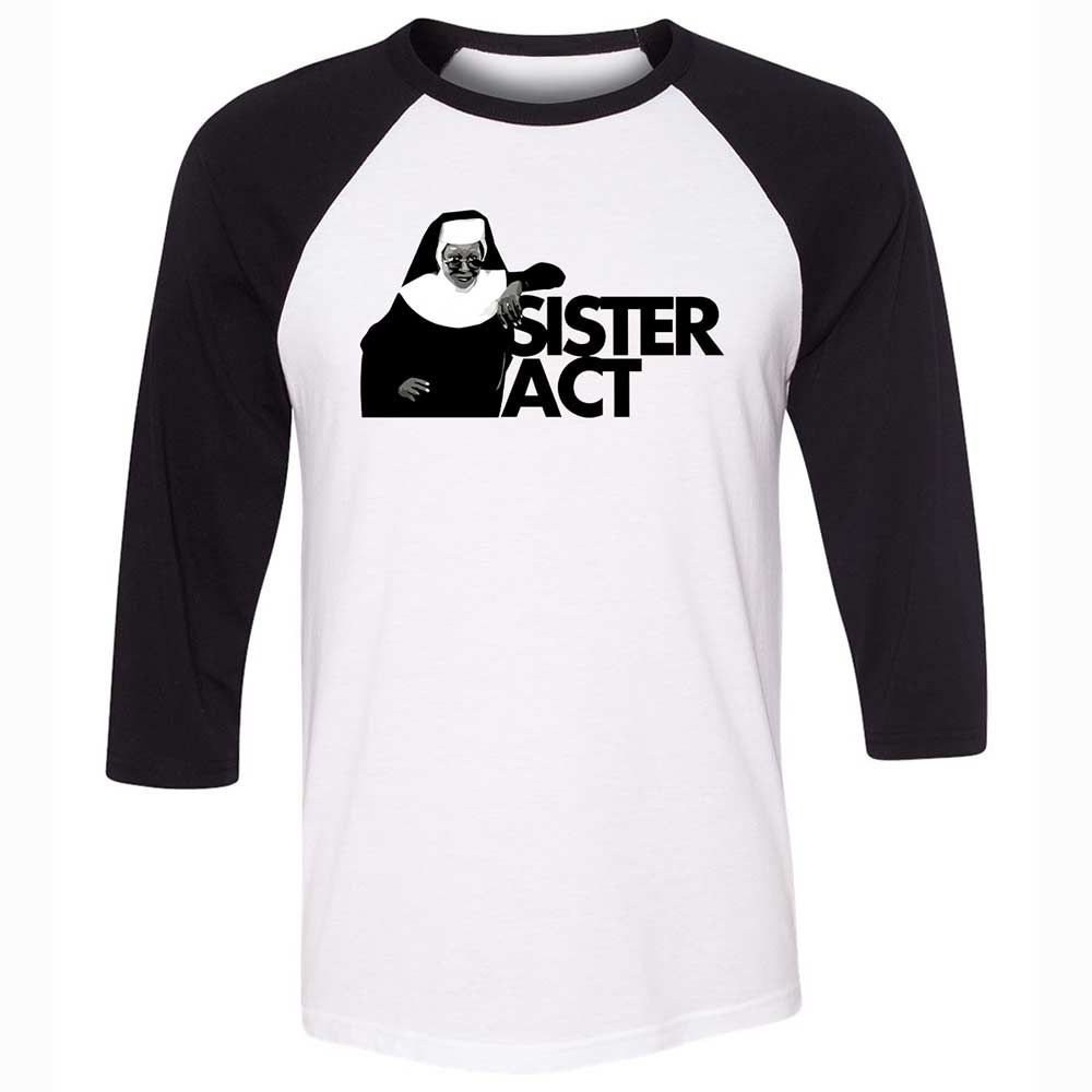Unisex 3/4 Baseball Tee - BU32TJUS - White/Black - 1
