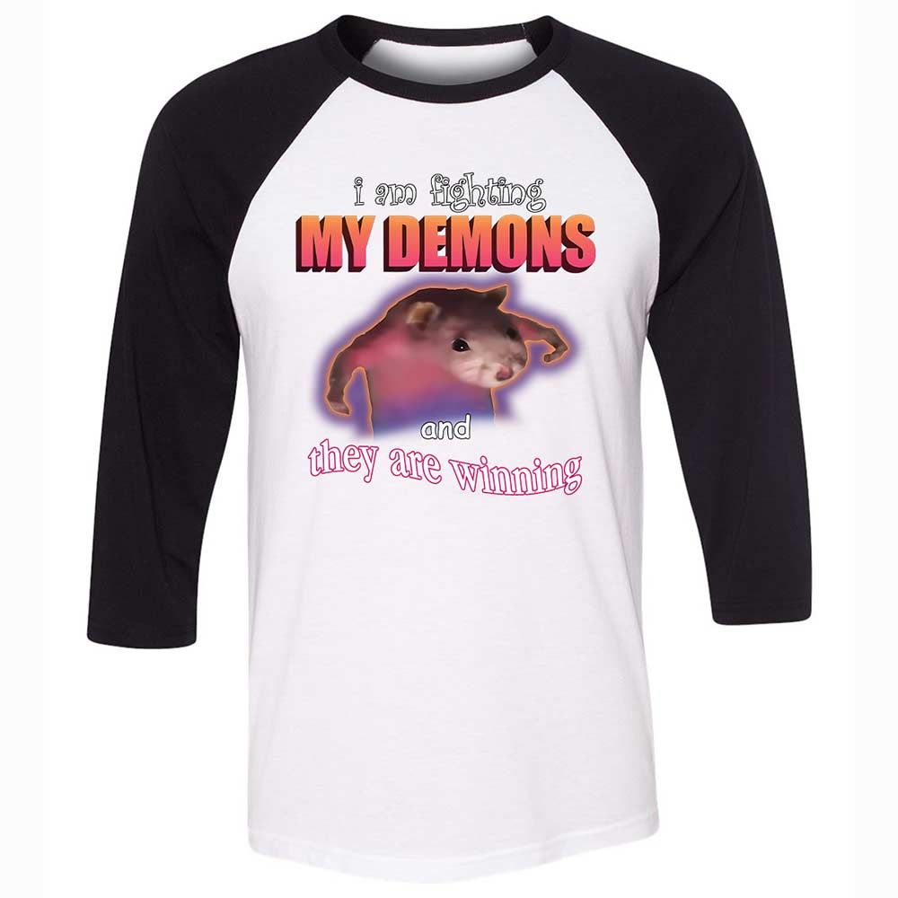 I'm fighting my demons - White/Black - 1