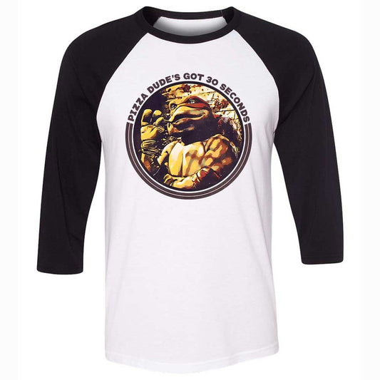 Unisex 3/4 Baseball Tee - UHP5MF2B - White/Black - 1