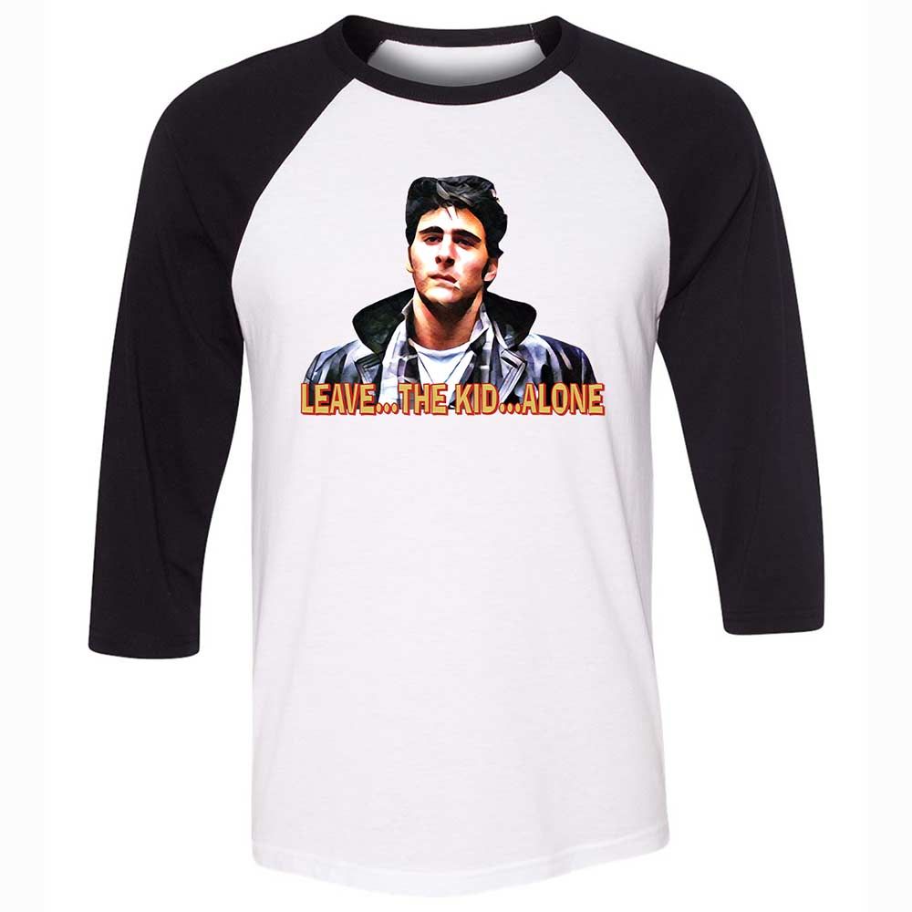 Unisex 3/4 Baseball Tee - J916HSL1 - White/Black - 1