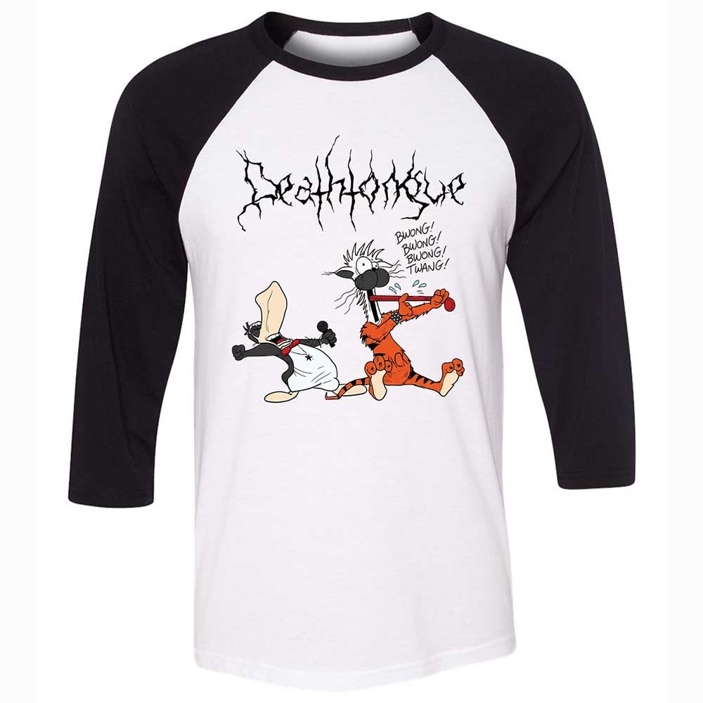 Unisex 3/4 Baseball Tee - 1TZZGJ3P - White/Black - 1