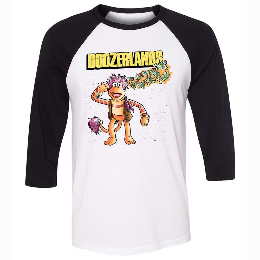 Unisex 3/4 Baseball Tee - ZV857GYX - White/Black - 1