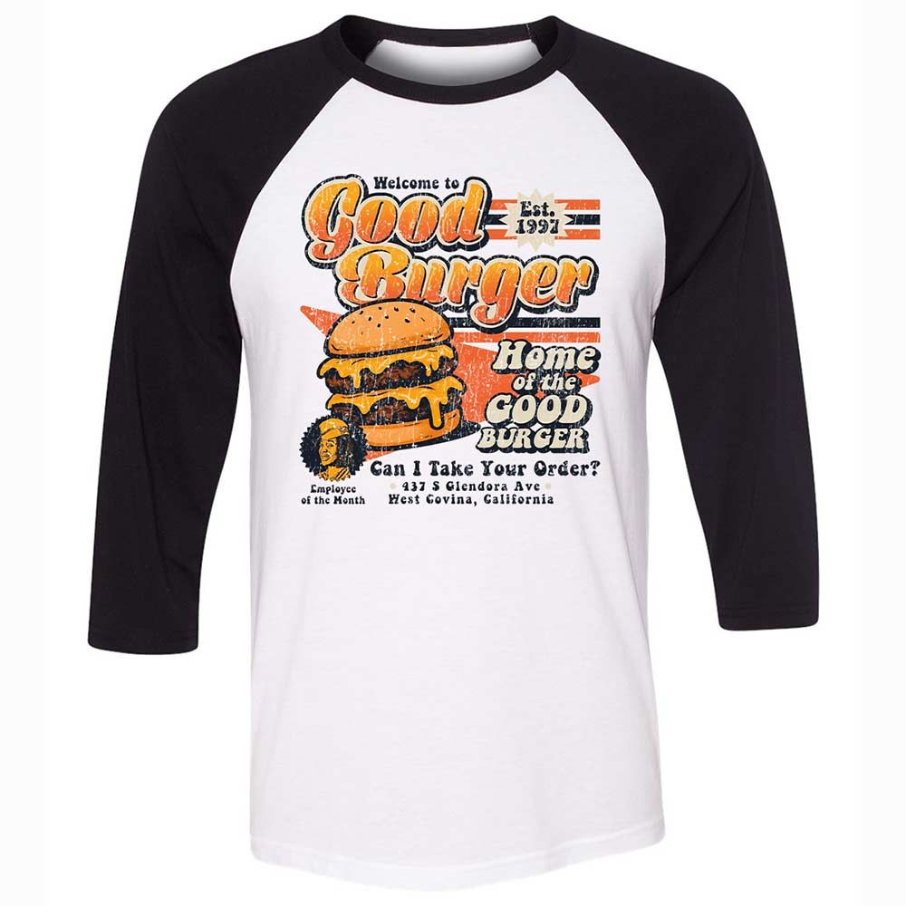 Unisex 3/4 Baseball Tee - ZFDWNVK1 - White/Black - 1