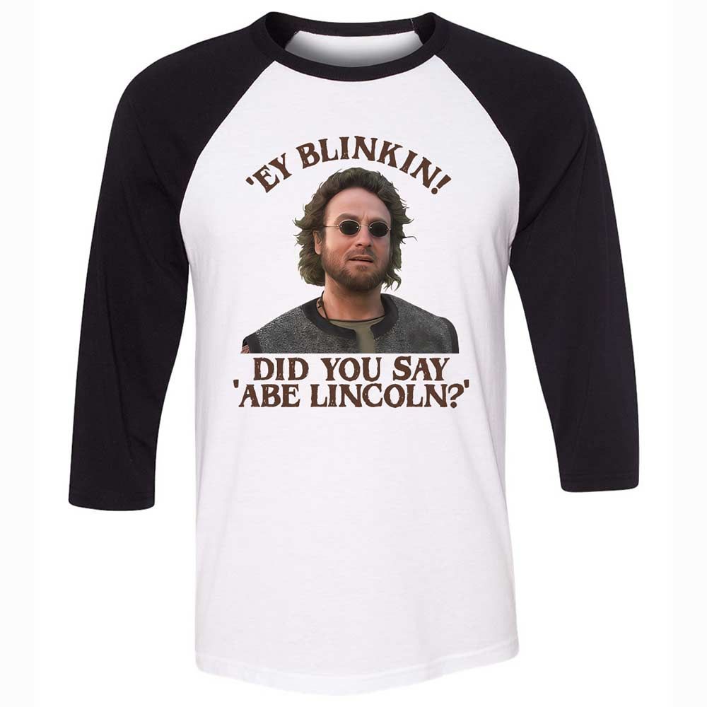 Did You Say Abe Lincoln - White/Black - 1