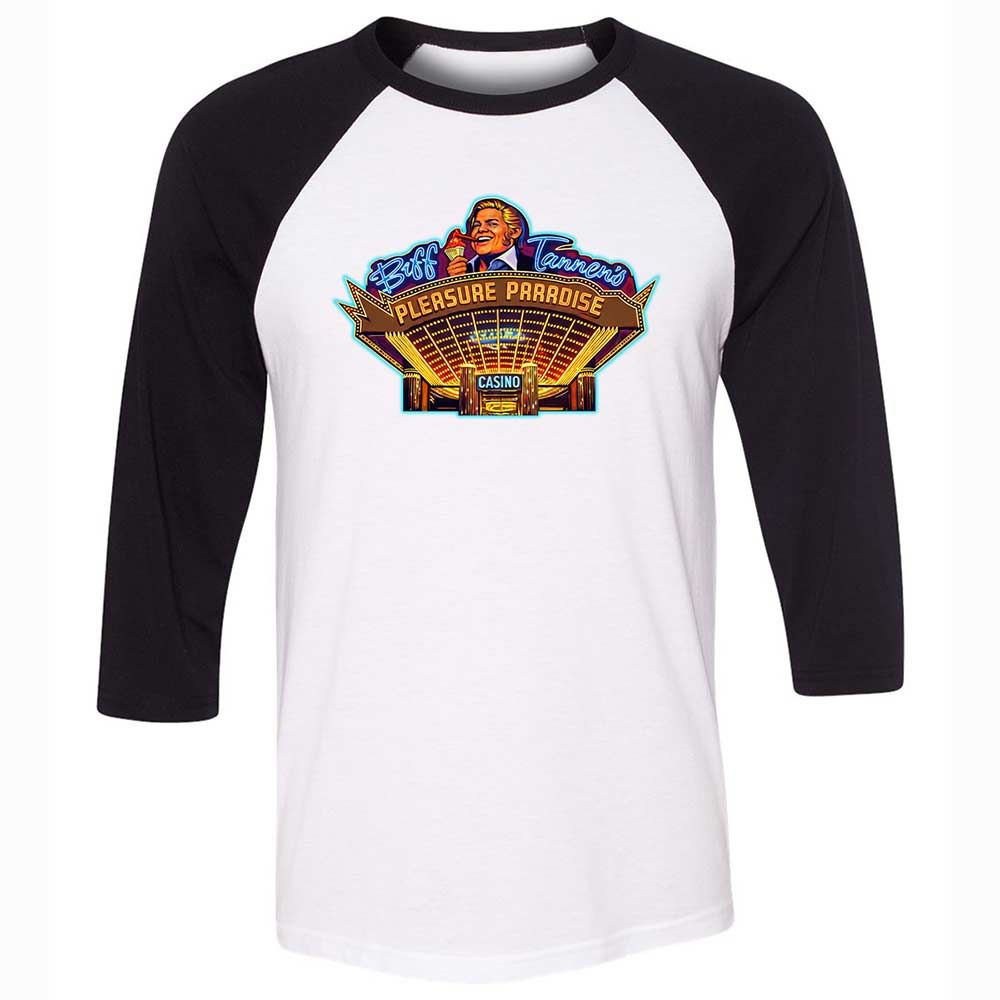 Unisex 3/4 Baseball Tee - JTFM5CJM - White/Black - 1