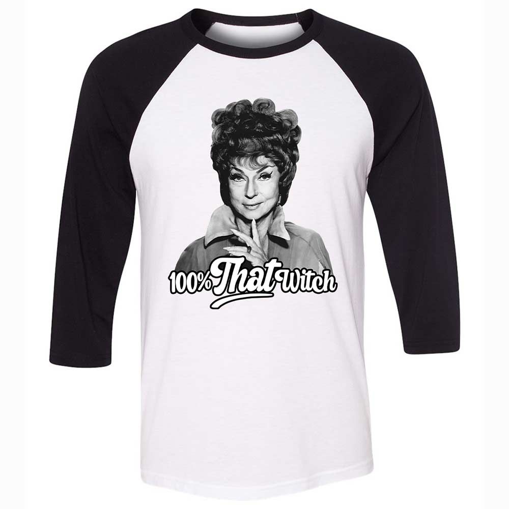 Unisex 3/4 Baseball Tee - 12CLRZ5X - White/Black - 1