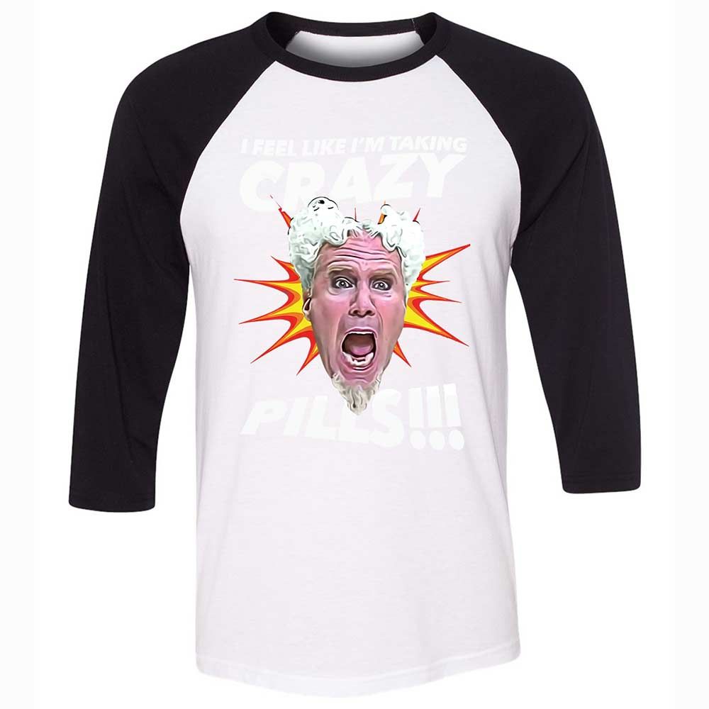 Unisex 3/4 Baseball Tee - 7XUX59QA - White/Black - 1