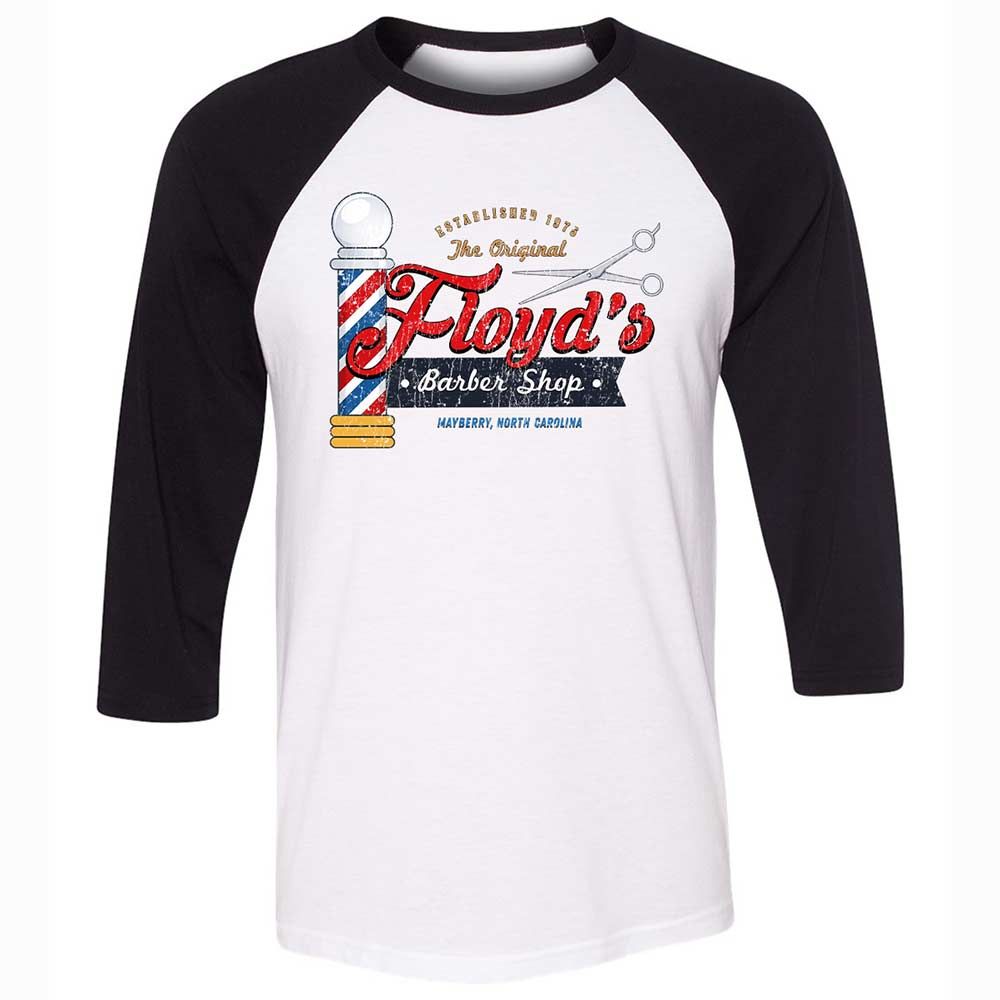 Unisex 3/4 Baseball Tee - WL653GY2 - White/Black - 1