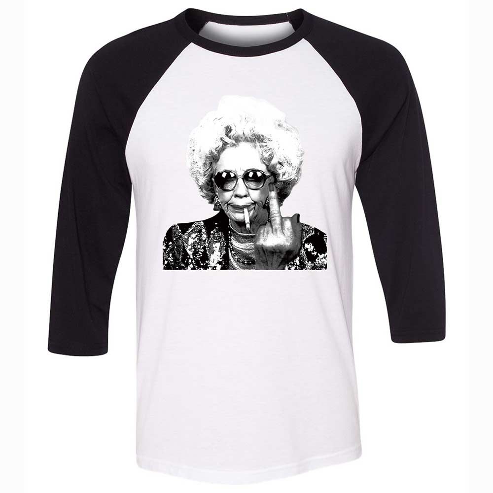 Badass Grandma - White/Black - 1