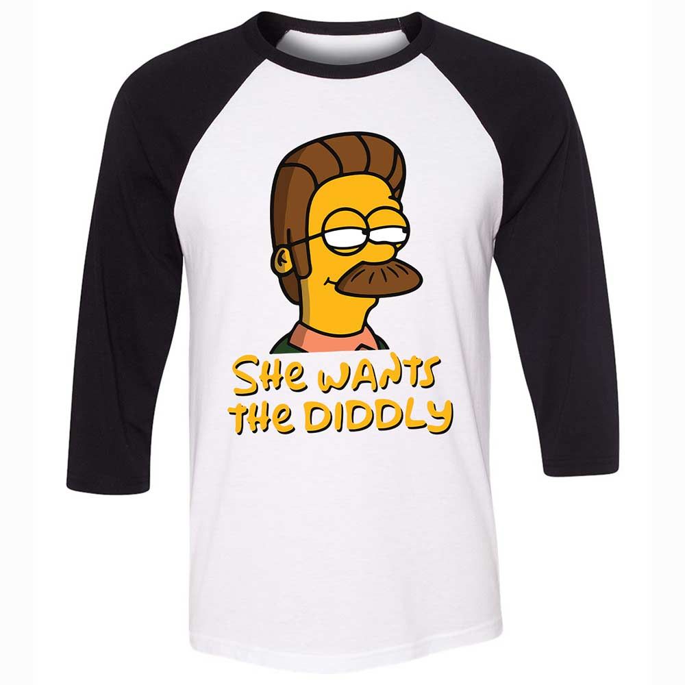 She Wants The Diddly - White/Black - 1