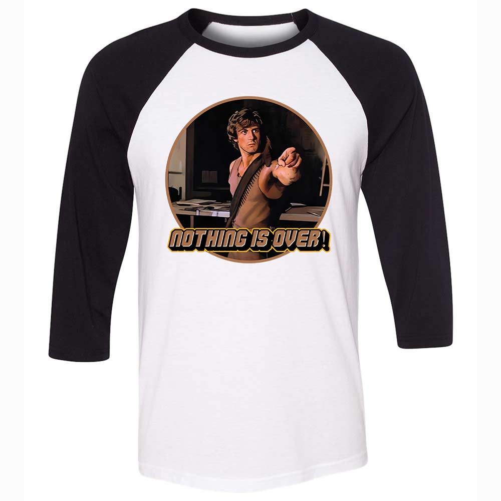 Unisex 3/4 Baseball Tee - EZWYU6V3 - White/Black - 1