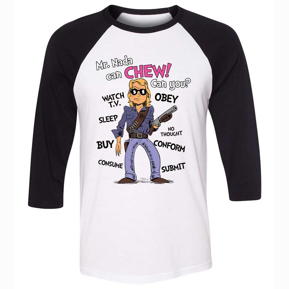 I have come here to chew bubblegum and kick ass - White/Black - 1
