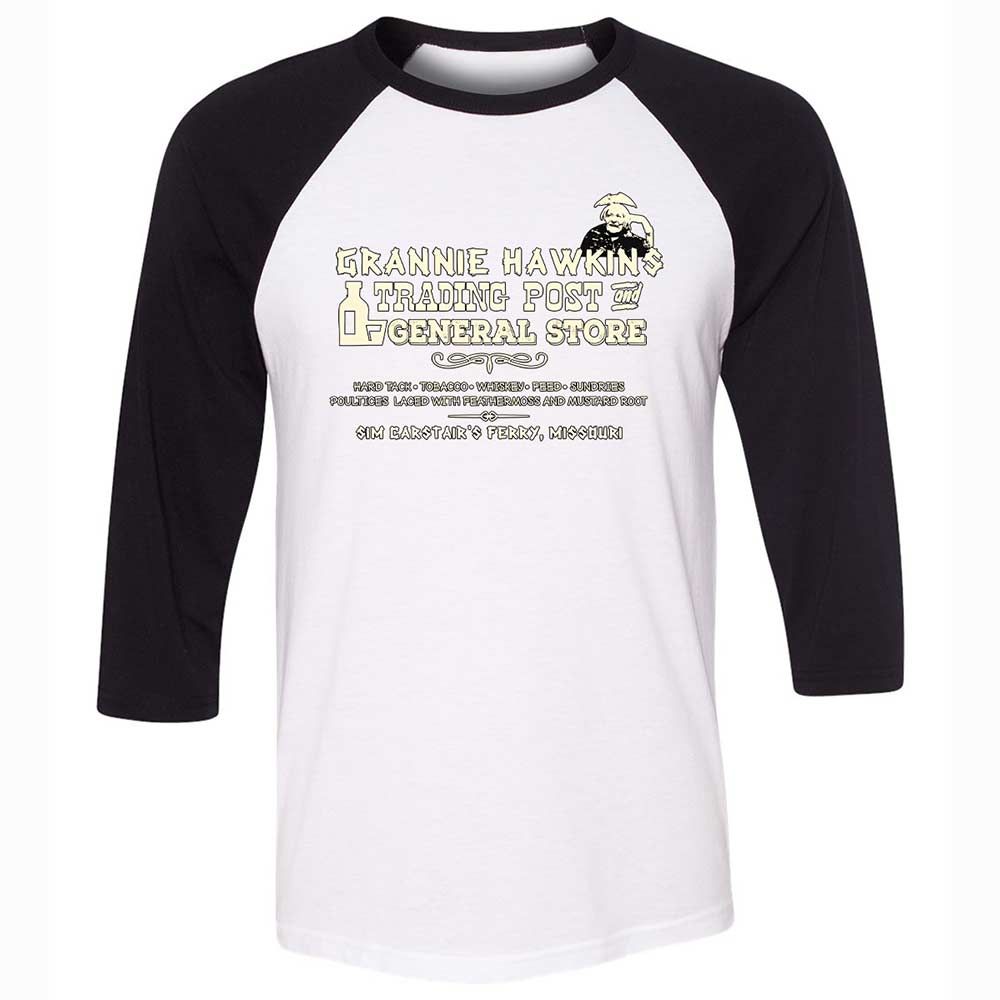 Unisex 3/4 Baseball Tee - GP4HXGM1 - White/Black - 1