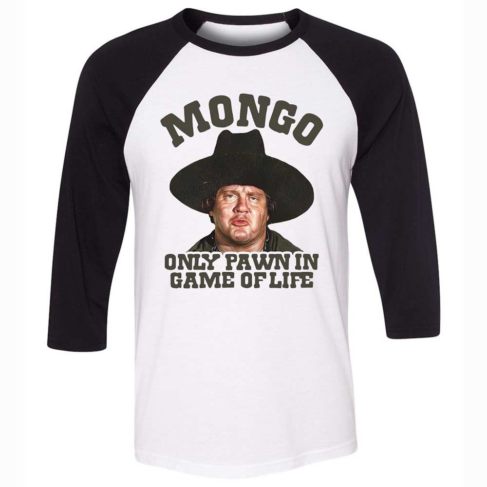 Unisex 3/4 Baseball Tee - 7AUBUKU8 - White/Black - 1