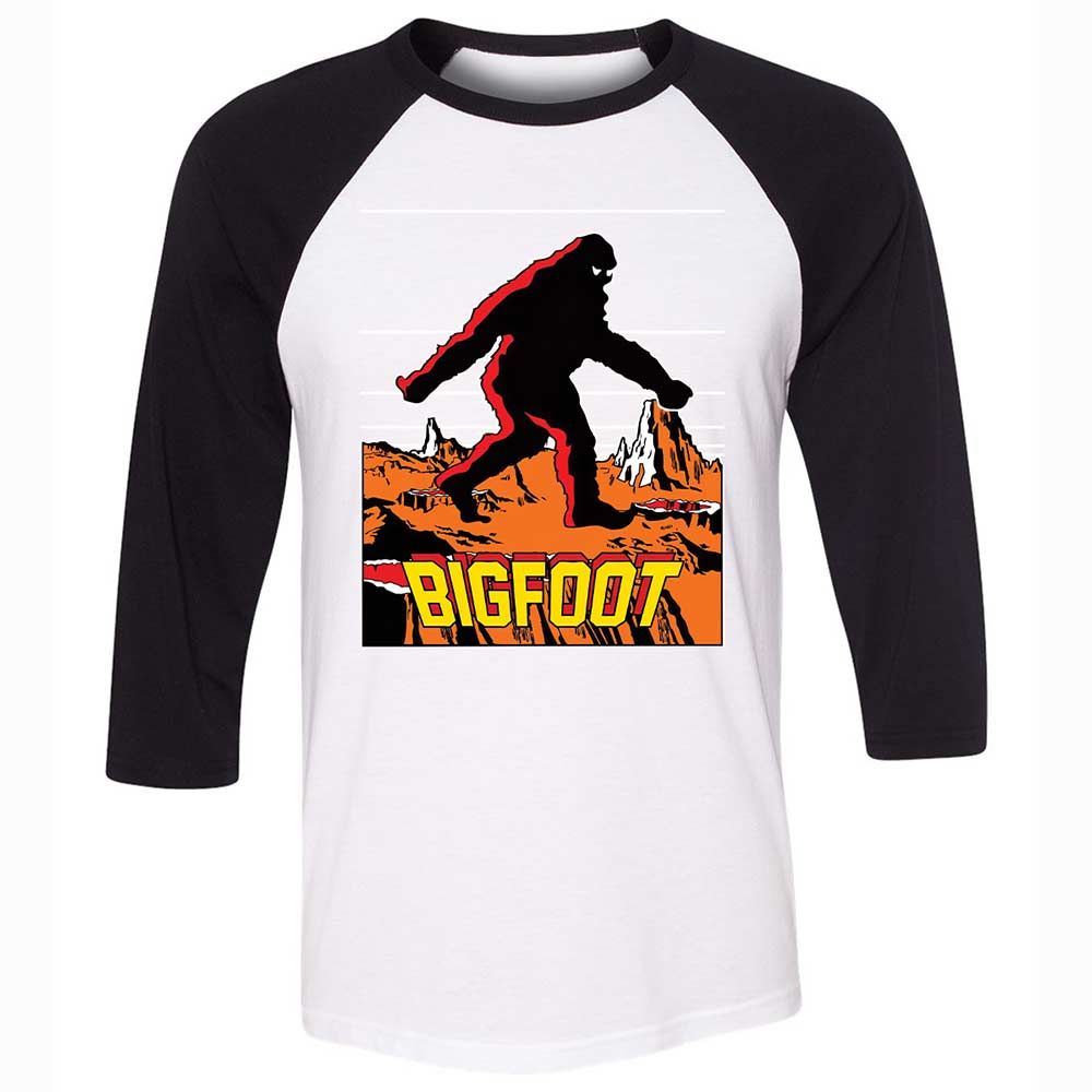 Unisex 3/4 Baseball Tee - SXU897H6 - White/Black - 1