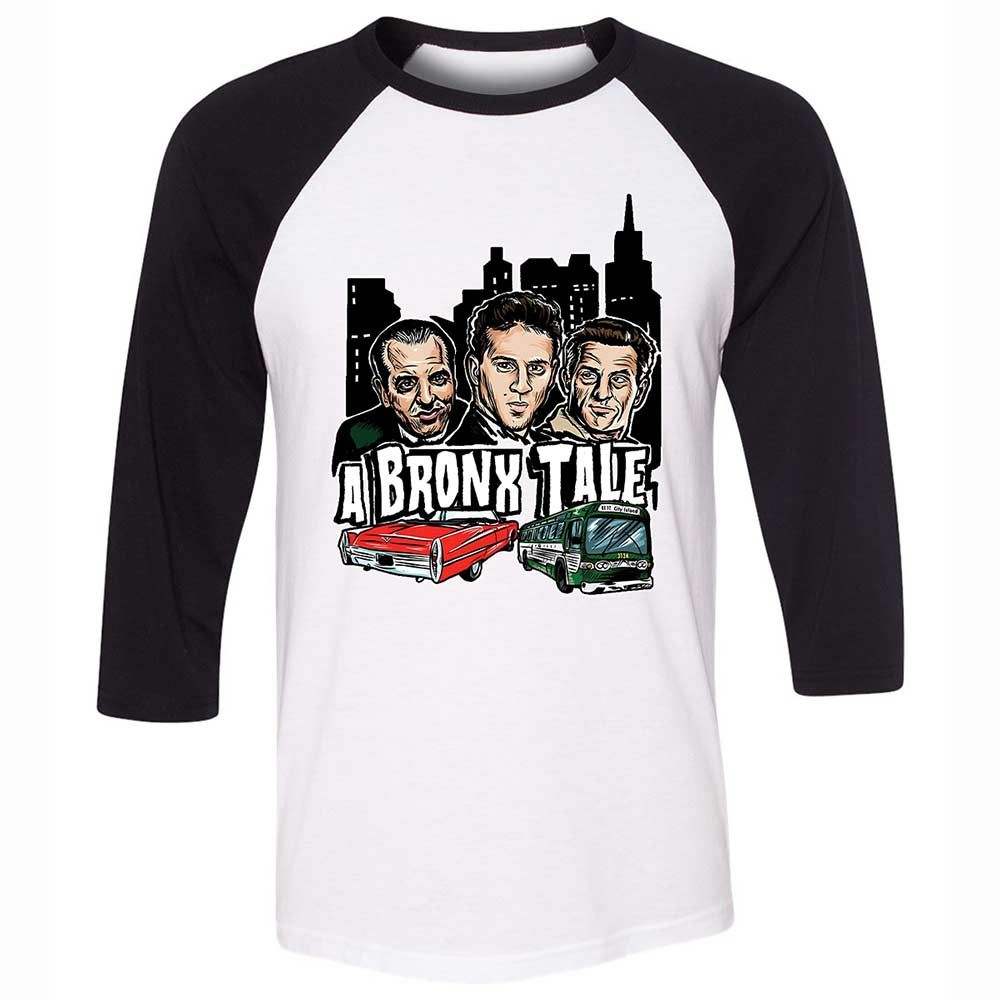 Unisex 3/4 Baseball Tee - HNGY8SPR - White/Black - 1