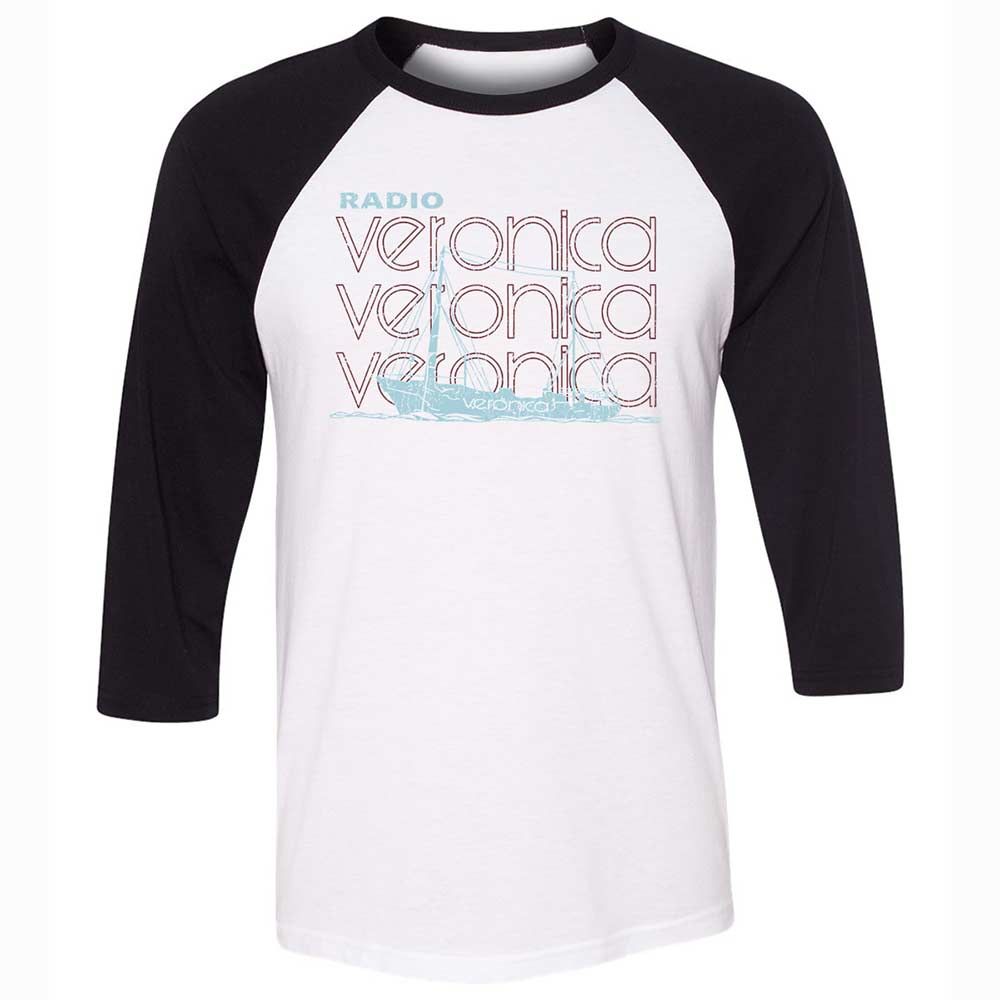 Unisex 3/4 Baseball Tee - PN4N9BB5 - White/Black - 1