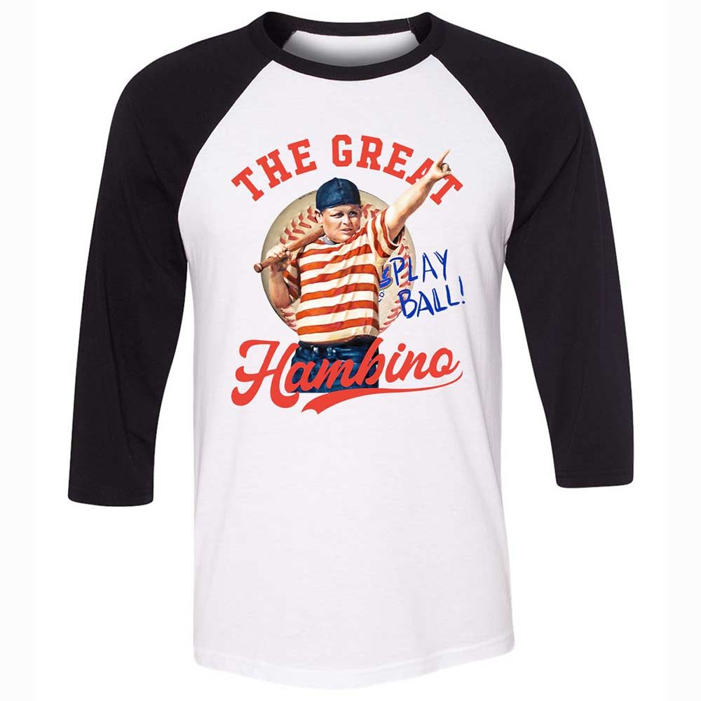 Unisex 3/4 Baseball Tee - J1GQFXCL - White/Black - 1