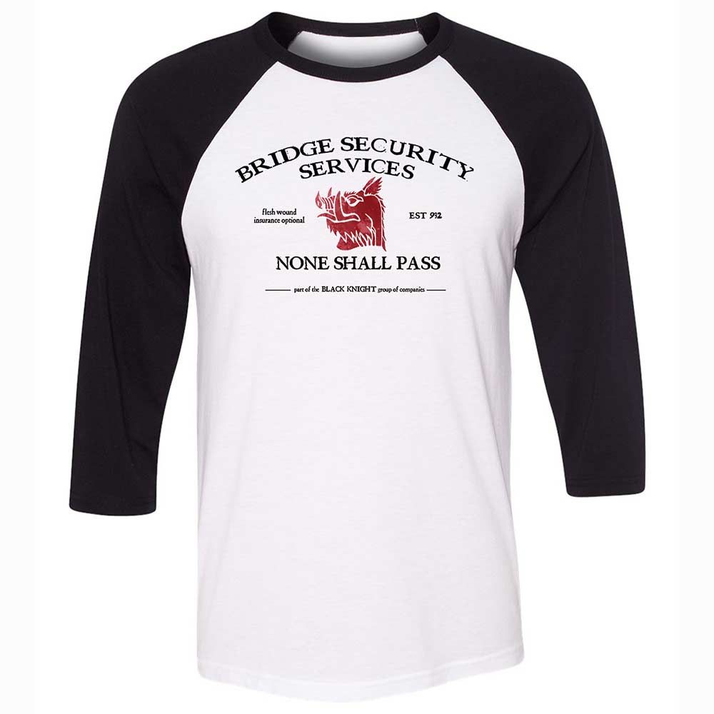 Unisex 3/4 Baseball Tee - 3WMV3F3F - White/Black - 1