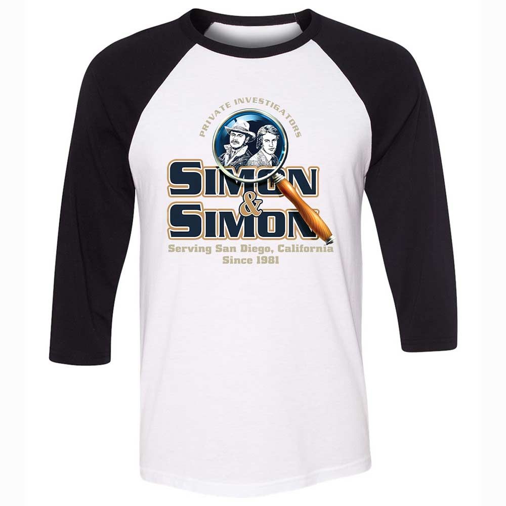 Unisex 3/4 Baseball Tee - 9CY8HJ4R - White/Black - 1