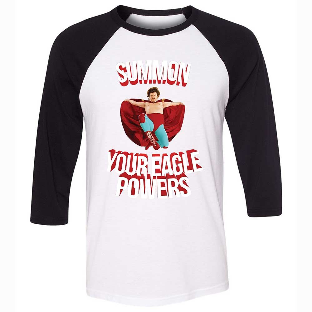 Unisex 3/4 Baseball Tee - KA9GXBJB - White/Black - 1