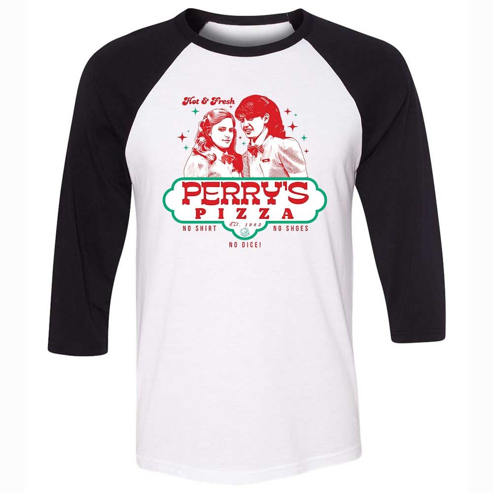 Unisex 3/4 Baseball Tee - 3JKUFFCY - White/Black - 1