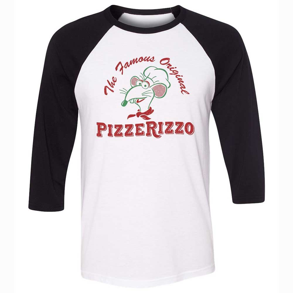 Unisex 3/4 Baseball Tee - LTVY6D3H - White/Black - 1