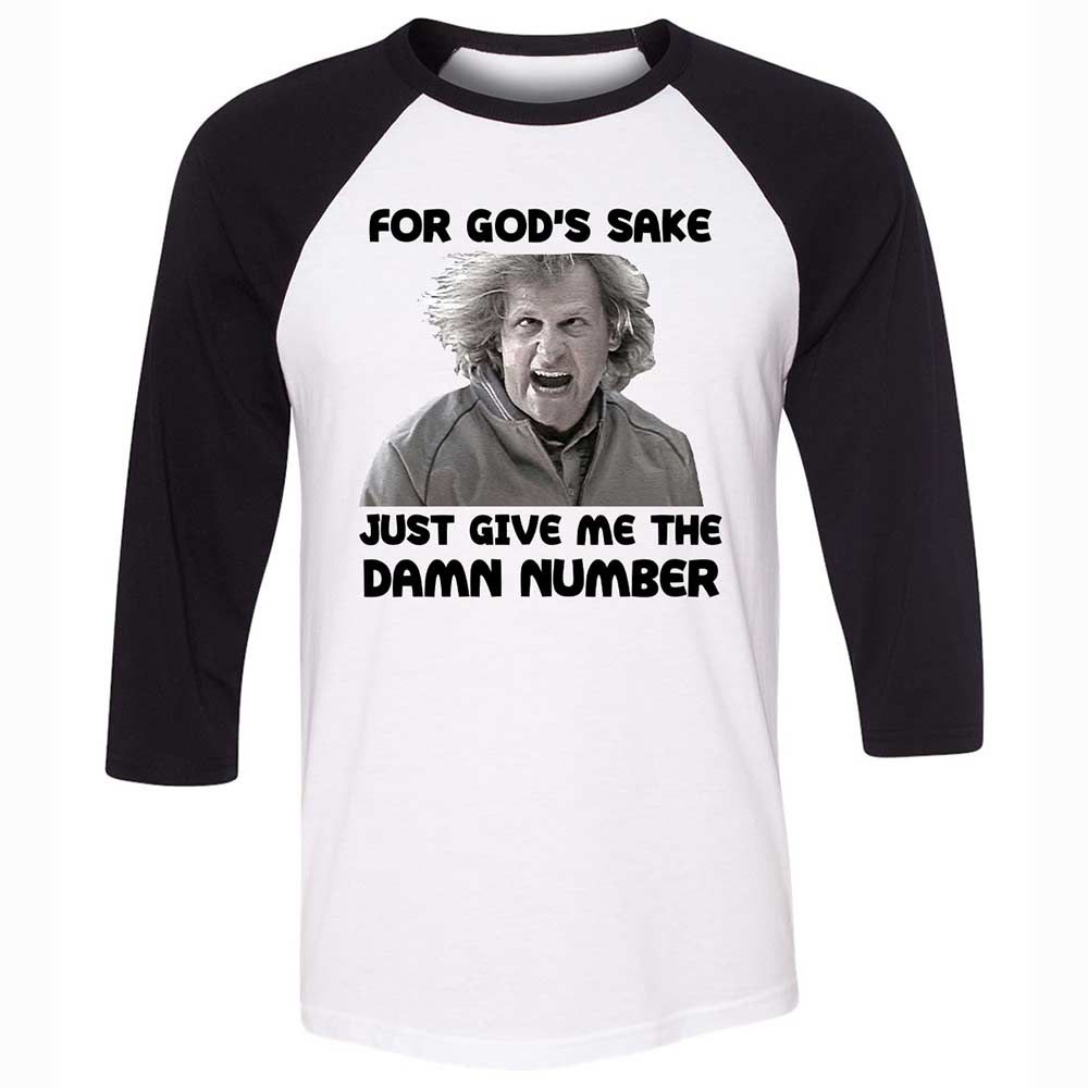 Unisex 3/4 Baseball Tee - GUUEC8G7 - White/Black - 1